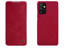Husă de protecție Nillkin Galaxy A72 Qin LC, roșu