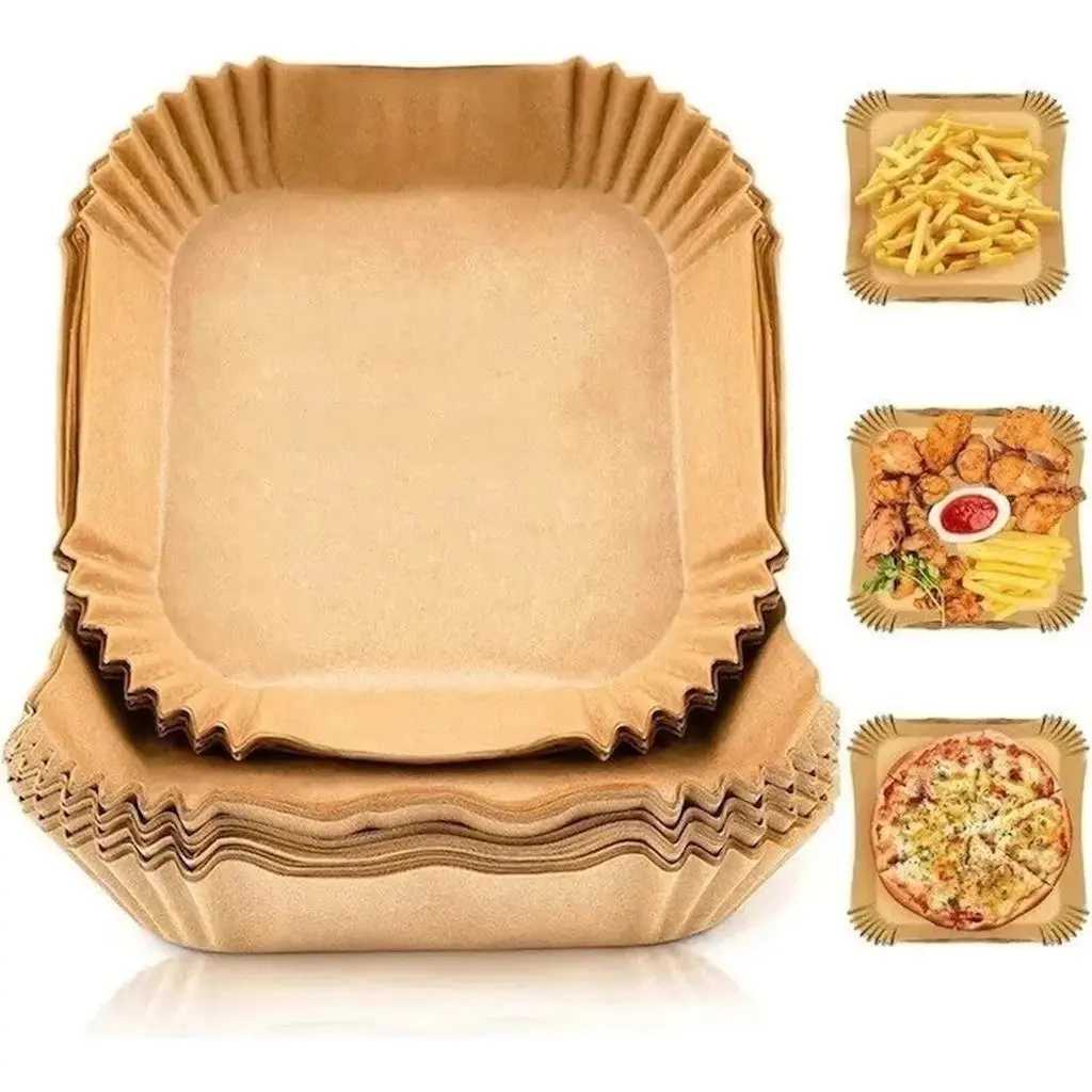Hârtie de copt Papro Square Air Fryer Paper 20x20, 200 pcs