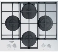 Plită incorporabilă cu gaz Hotpoint-Ariston HAGS 61F/WH, inox
