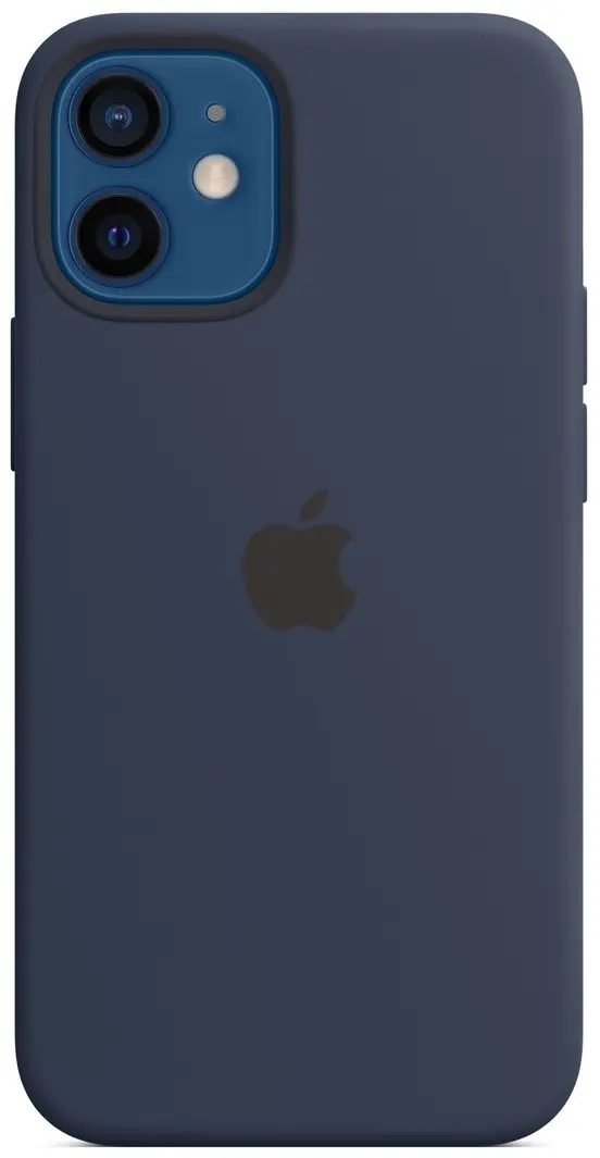 Husă de protecție Apple iPhone 12 mini Silicone Case with MagSafe, albastru