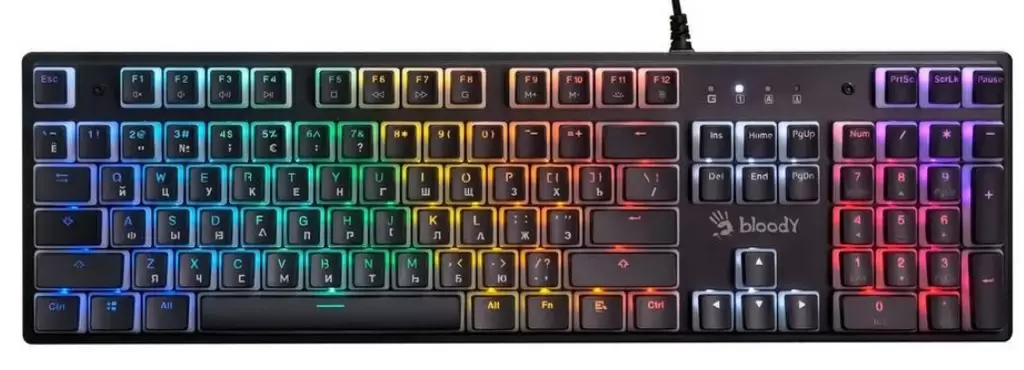 Tastatură Bloody S510R, negru