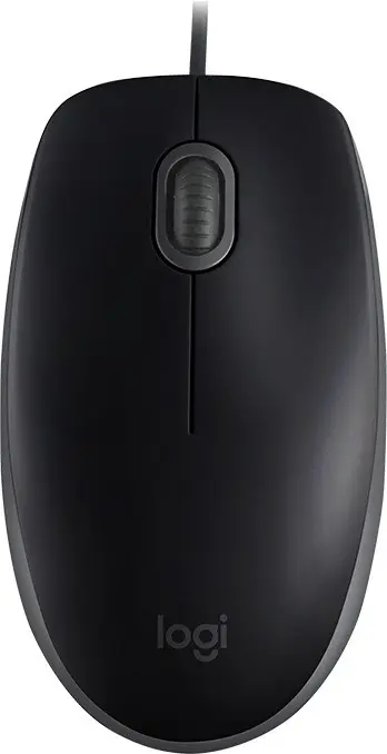 Мышка Logitech B110 Silent, черный