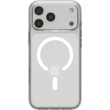 Husă de protecție Spigen iPhone 17 Pro Max Liquid Crystal Mag Magsafe Clear/White, transparent
