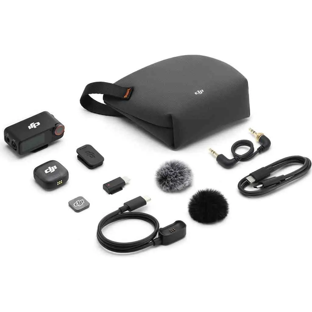 Microfon DJI Mic 3 (1 TX + 1 RX), negru