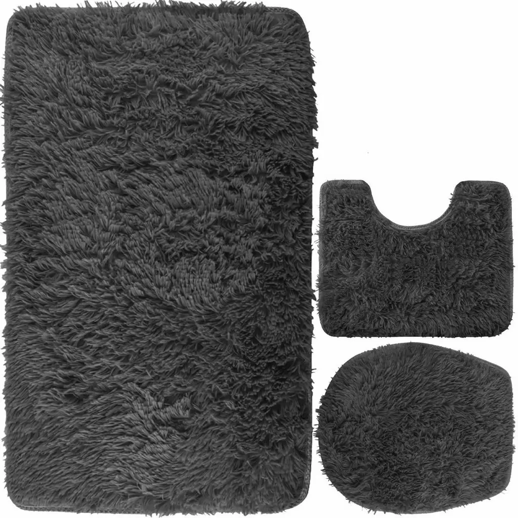 Набор ковриков для ванной Ruhny 22061, серый
