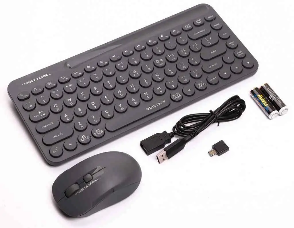 Комплект A4Tech FG3200, серый