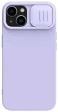 Чехол Nillkin Apple iPhone 15 Plus CamShield Silky Silicone Case, фиолетовый на tehnoparc.md Чехол Nillkin Apple iPhone 15 Plus CamShield Silky Silicone Case, фиолетовый
