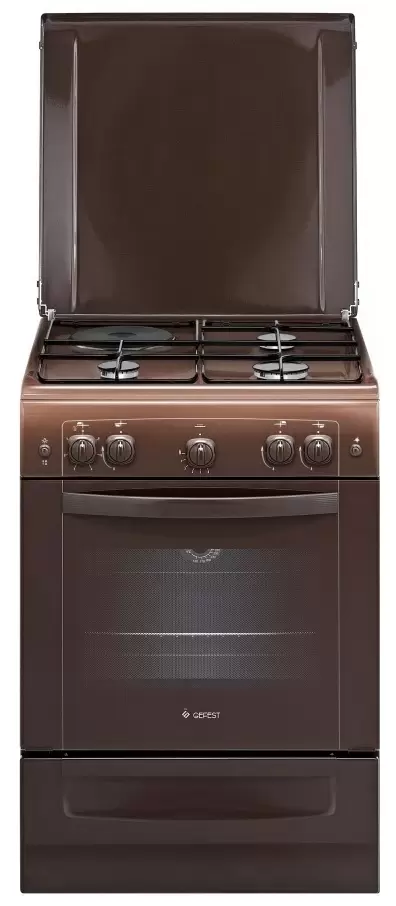 Комбинированная плита Gefest 6110-01 0301, коричневый