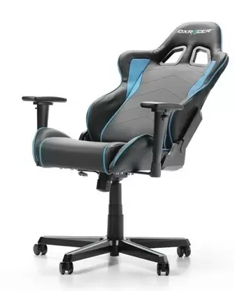 Scaun de birou DXRacer GC-F08-NB, negru/albastru