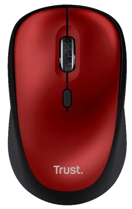 Mouse Trust Yvi+ Eco, roșu