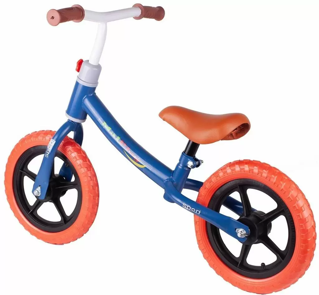 Bicicletă fără pedale Malplay Sport 109202, albastru/roșu