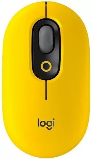 Mouse Logitech POP, galben