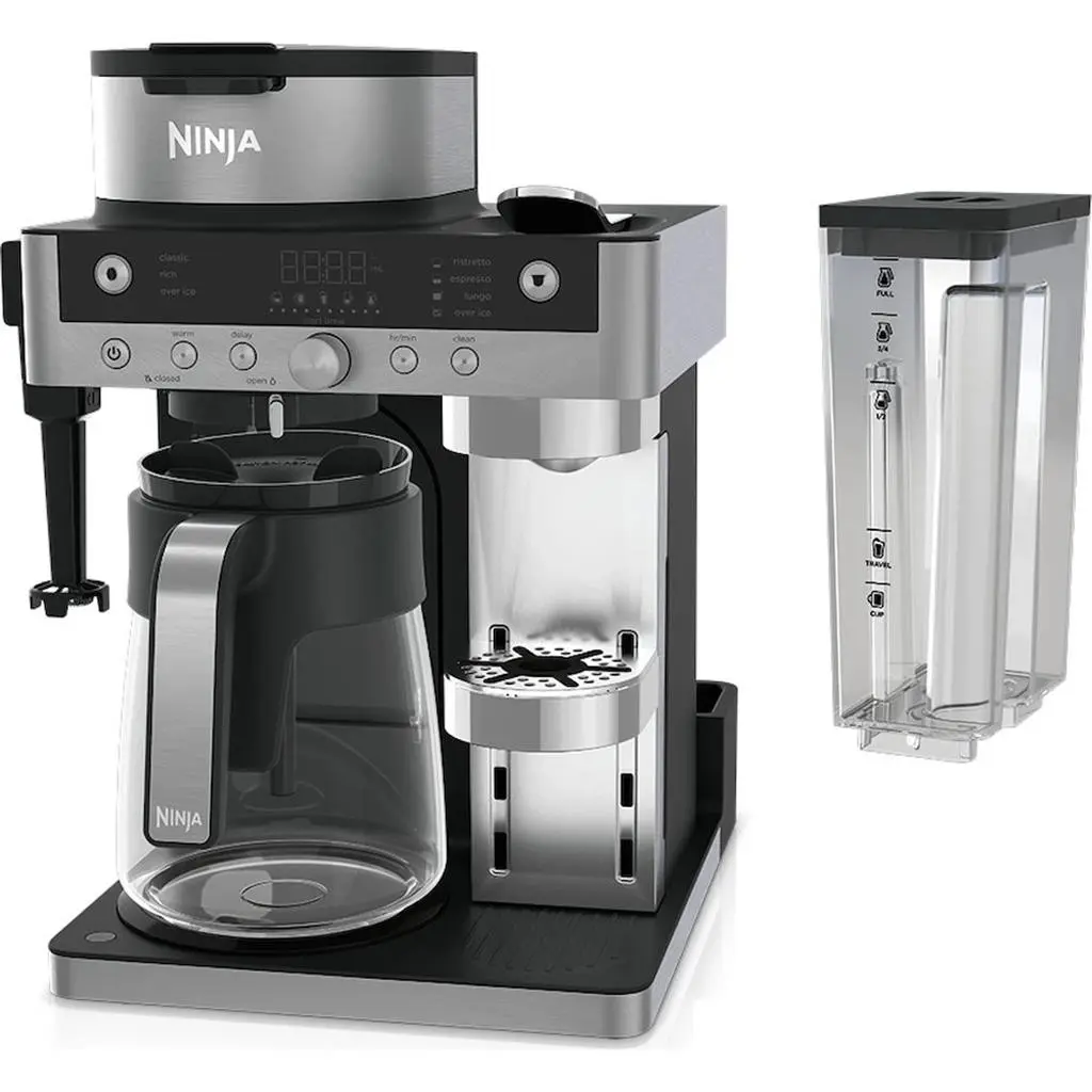 Cafetieră electrică Ninja CFN803EU, inox pe tehnoparc.md Cafetieră electrică Ninja CFN803EU, inox