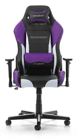 Компьютерное кресло DXRacer Drifting GC-D61-NWV-M3, черный/фиолетовый