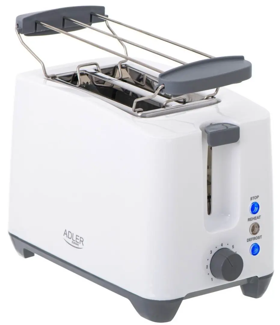 Prăjitor de pâine Adler AD-3216, alb