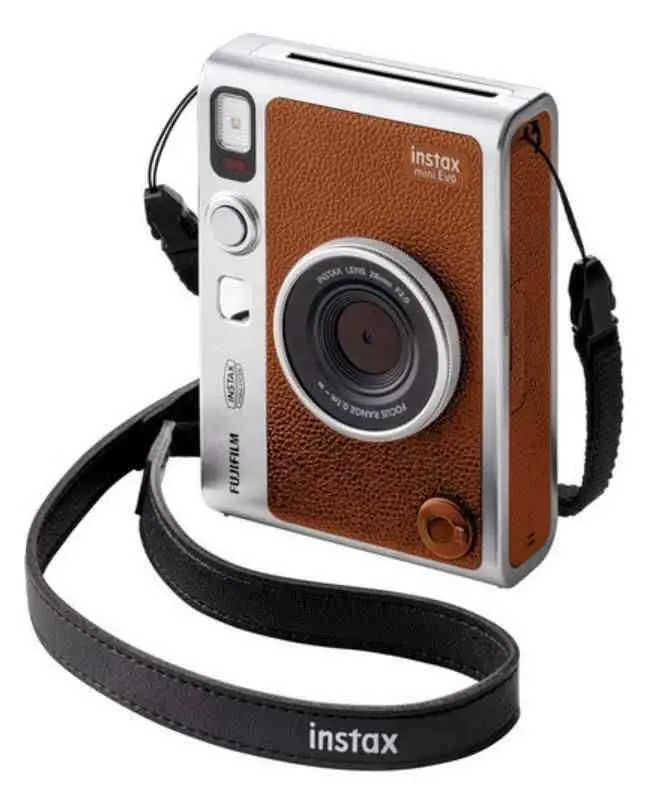 Фотоаппарат моментальной печати Fujifilm Instax Mini Evo, коричневый на tehnoparc.md Фотоаппарат моментальной печати Fujifilm Instax Mini Evo, коричневый