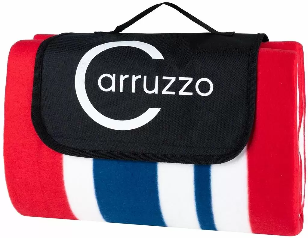 Туристический коврик Carruzzo L19C 200x200см, синий/красный