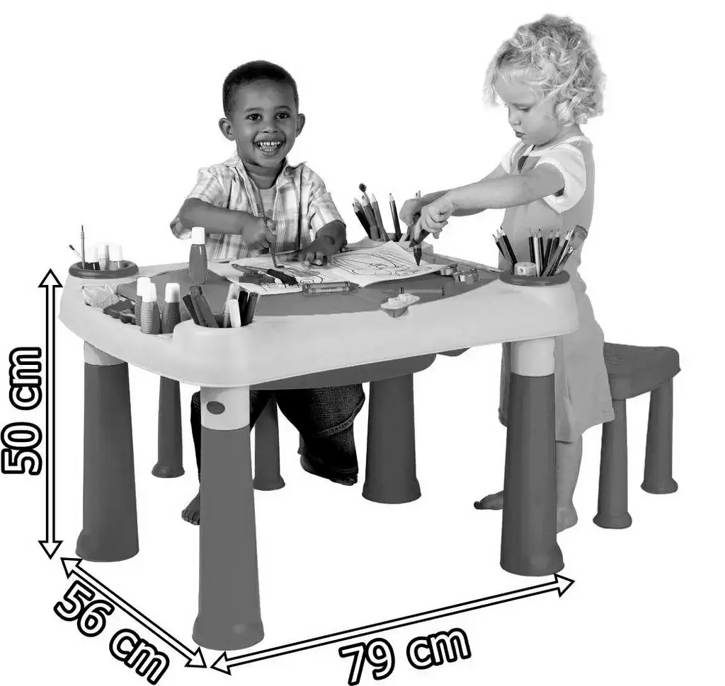 Măsuță pentru copii Keter Creative Play Table Set, turcoaz