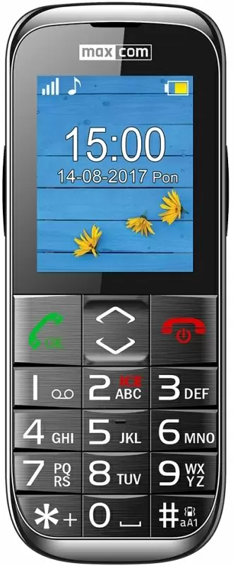 Мобильный телефон Maxcom MM720, черный