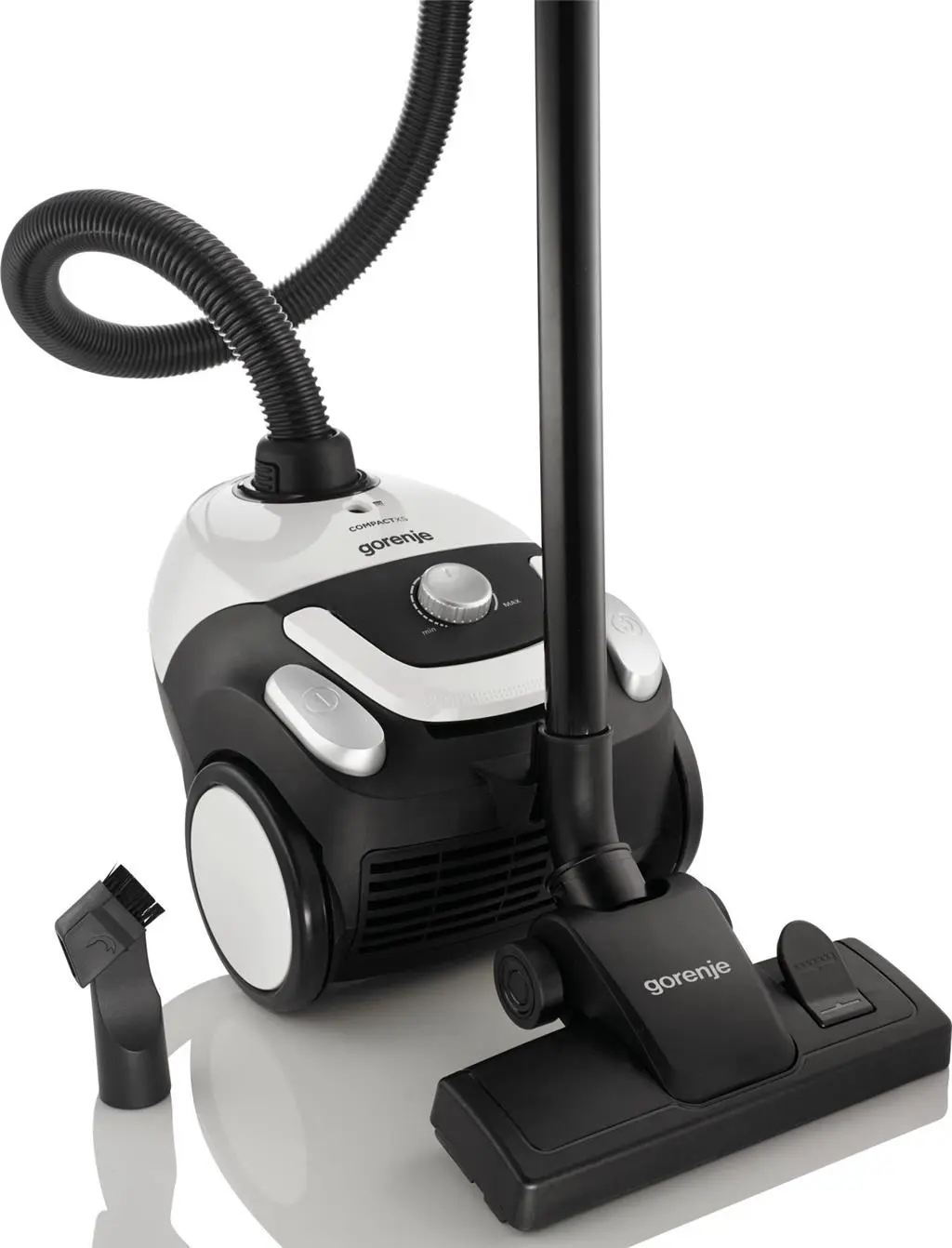 Aspirator cu curățare uscată Gorenje VCEA11CXWII, alb, negru pe tehnoparc.md Aspirator cu curățare uscată Gorenje VCEA11CXWII, alb, negru