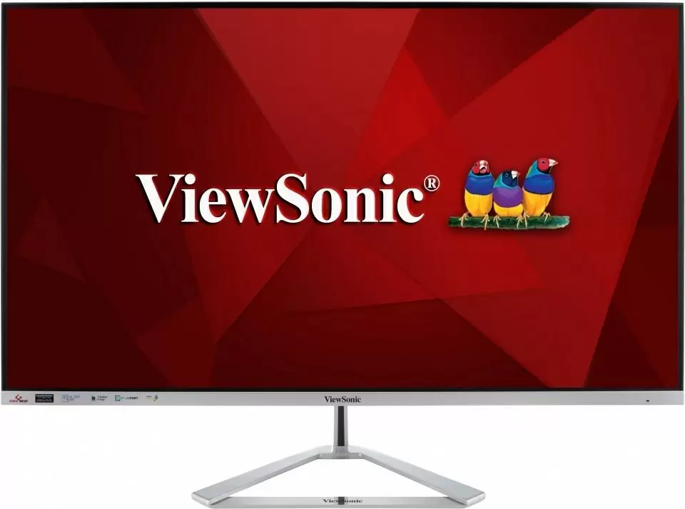 Монитор Viewsonic VX3276-4K-MHD, серебристый
