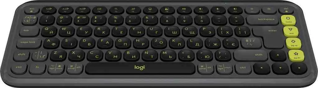 Tastatură Logitech POP ICON, negru/verde