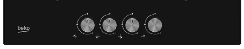 Газовая панель Beko HILG64222S, черный