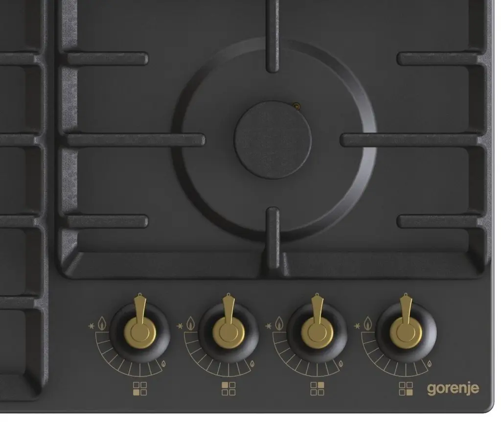 Plită incorporabilă cu gaz Gorenje GW 642 CLB, negru