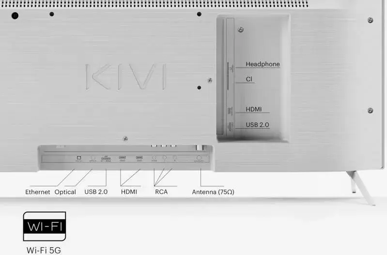 Televizor Kivi 32H760QW, alb