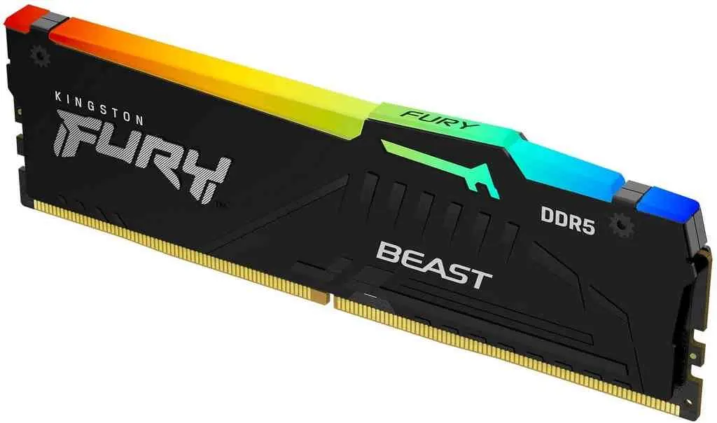Оперативная память Kingston FURY Beast RGB 16GB DDR5-5600MHz, CL36-38-38, 1.25V на tehnoparc.md Оперативная память Kingston FURY Beast RGB 16GB DDR5-5600MHz, CL36-38-38, 1.25V