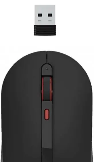 Мышка Xiaomi MIIIW Wireles Mute Mouse, черный