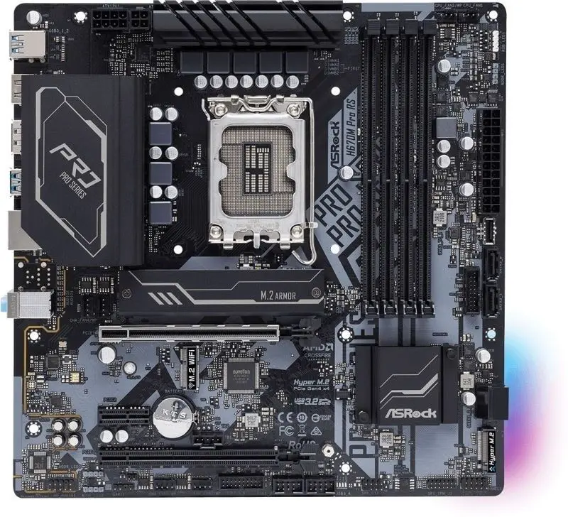 Placă de bază ASrock H670M Pro RS