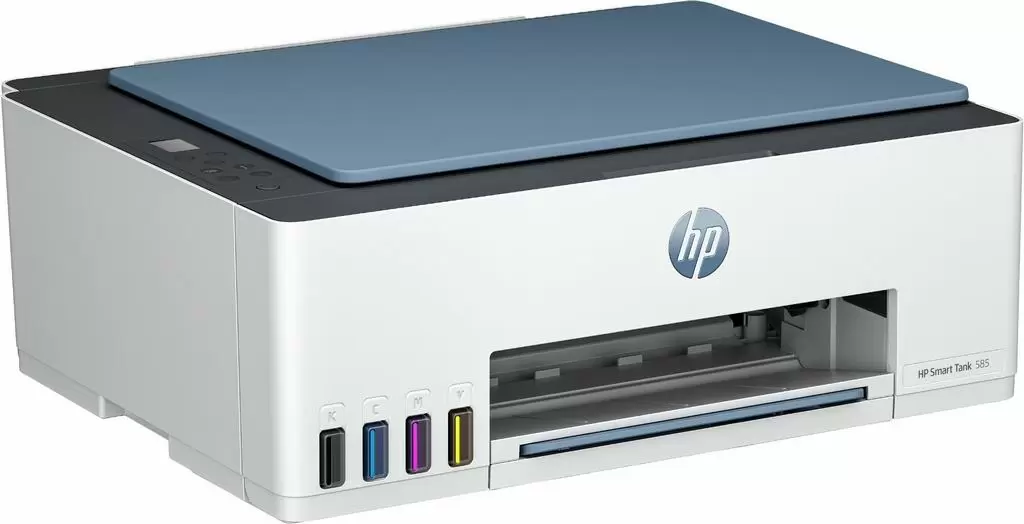 Multifuncţională HP Smart Tank 585, alb/verde