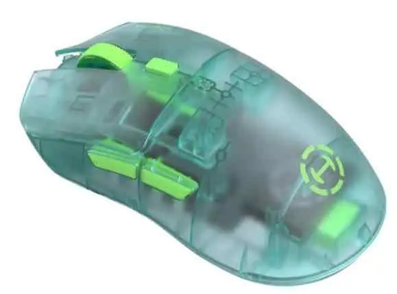 Mouse Edifier G3M PRO, transparent/verde