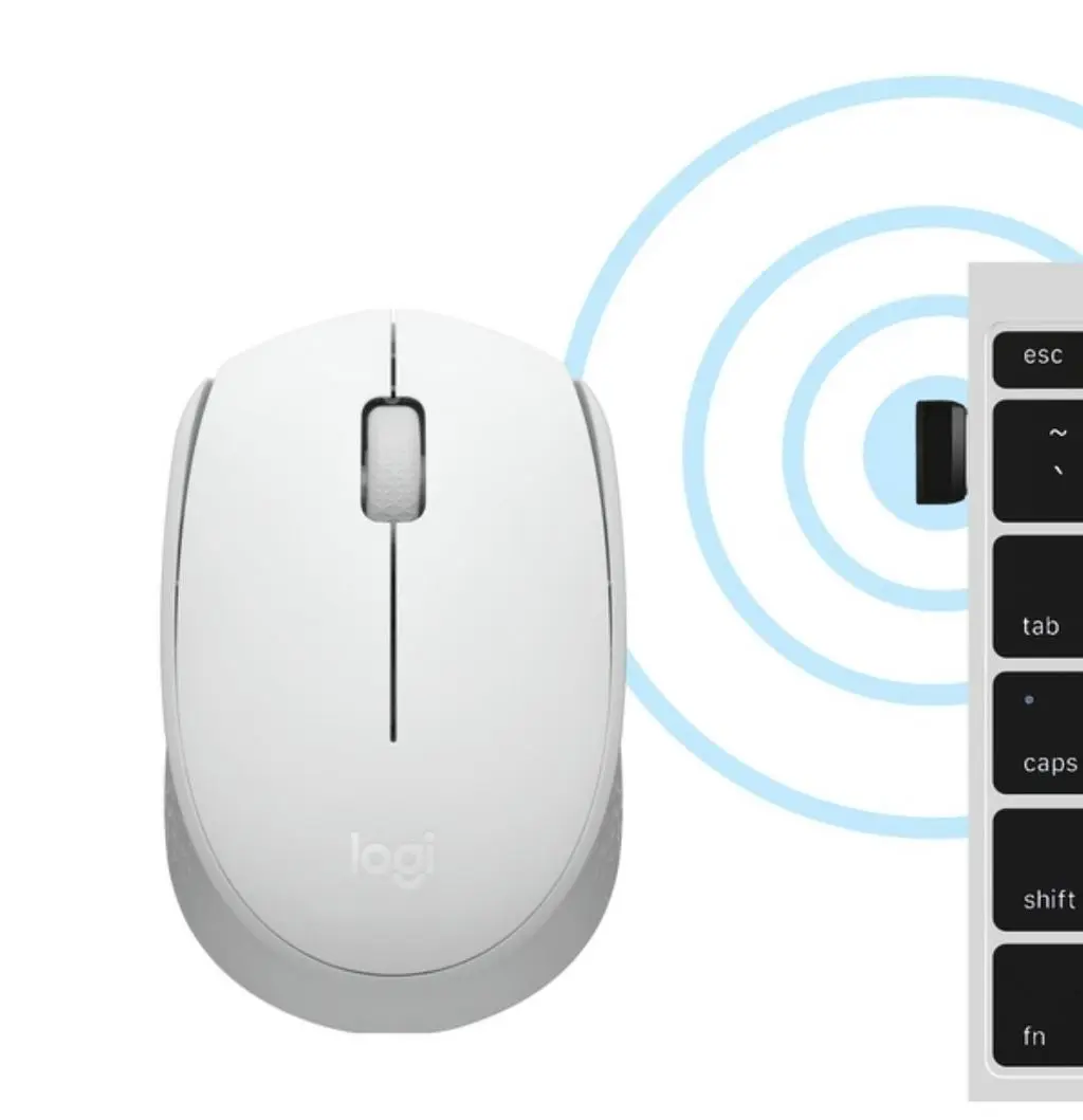 Mouse Logitech M171, alb