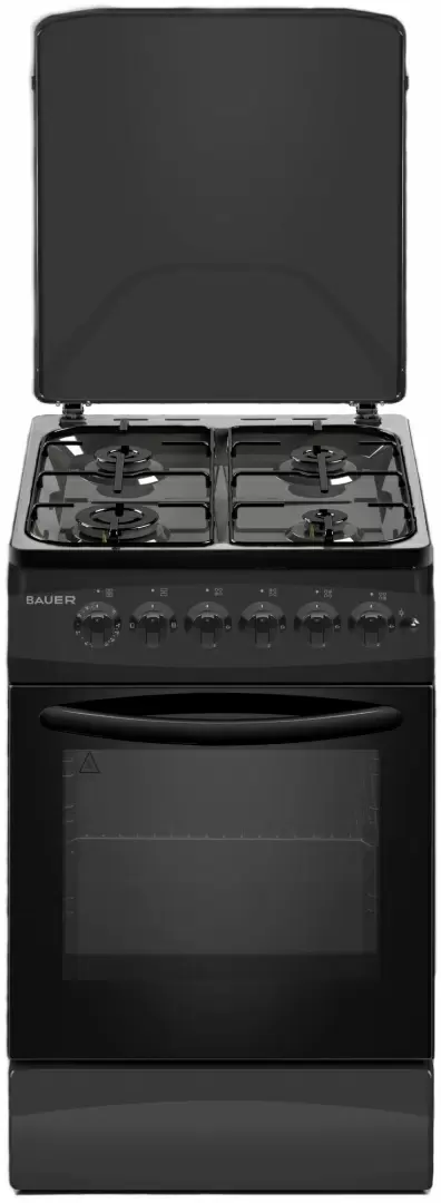 Газовая плита Bauer TE 5640 BLI, черный