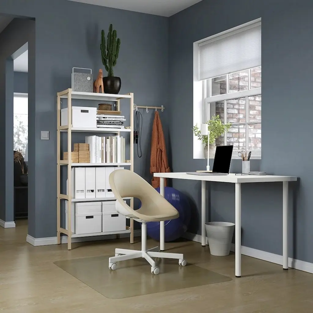 Masă de birou IKEA Lagkapten/Adils 120x60cm, alb