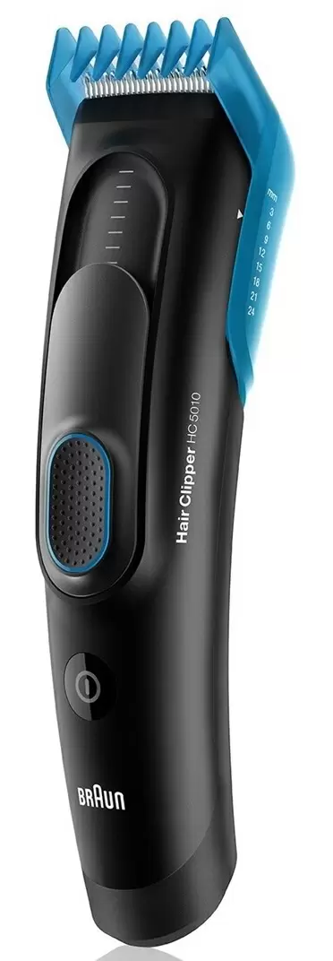 Машинка для стрижки волос Braun HC5010, черный/синий