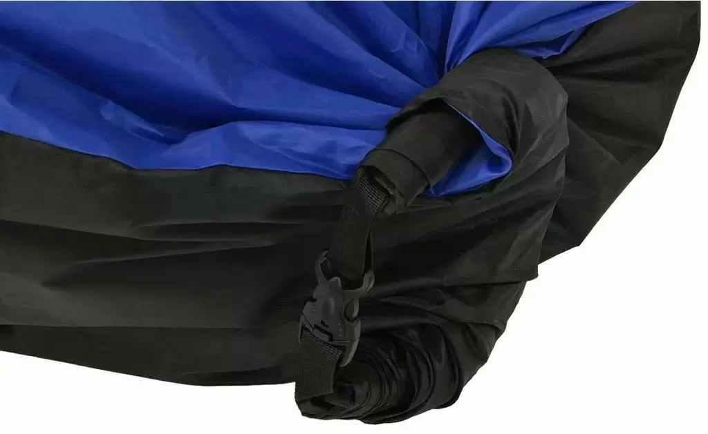 Șezlong gonflabil Royokamp Lazy Bag, albastru/negru