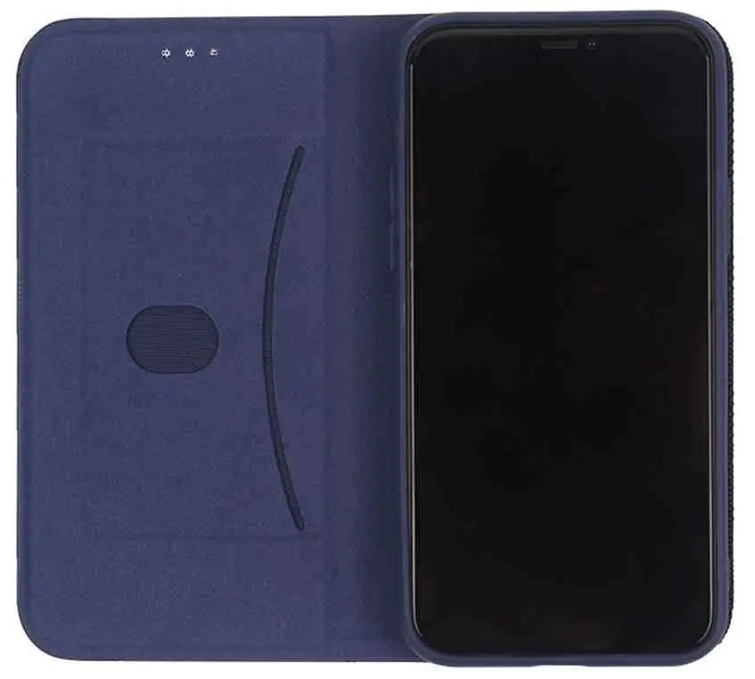 Husă de protecție WOO Shell Flip Nylon Xiaomi Redmi Note 14 Pro 4G (WCSFNYXRN14P4BL), albastru