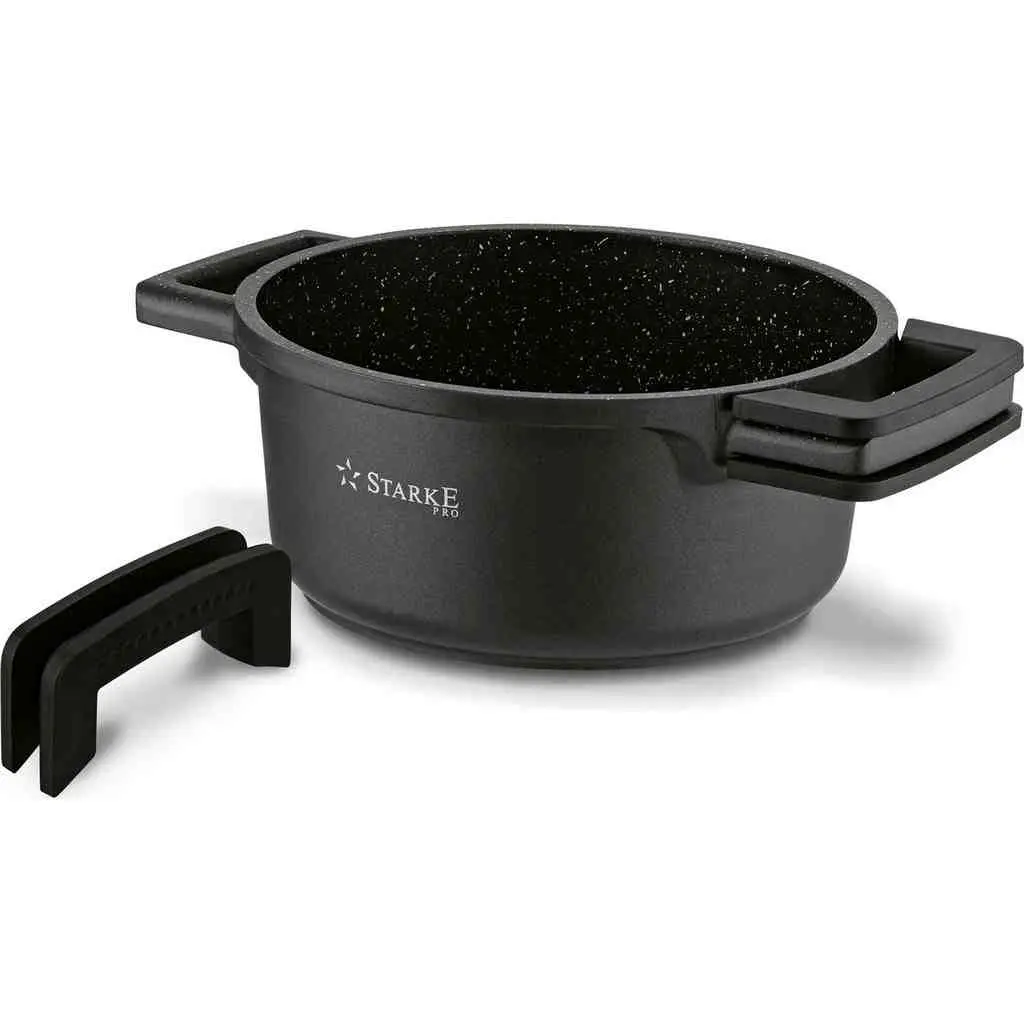 Oală Starke Pro Taylor Marble 2.4L, negru