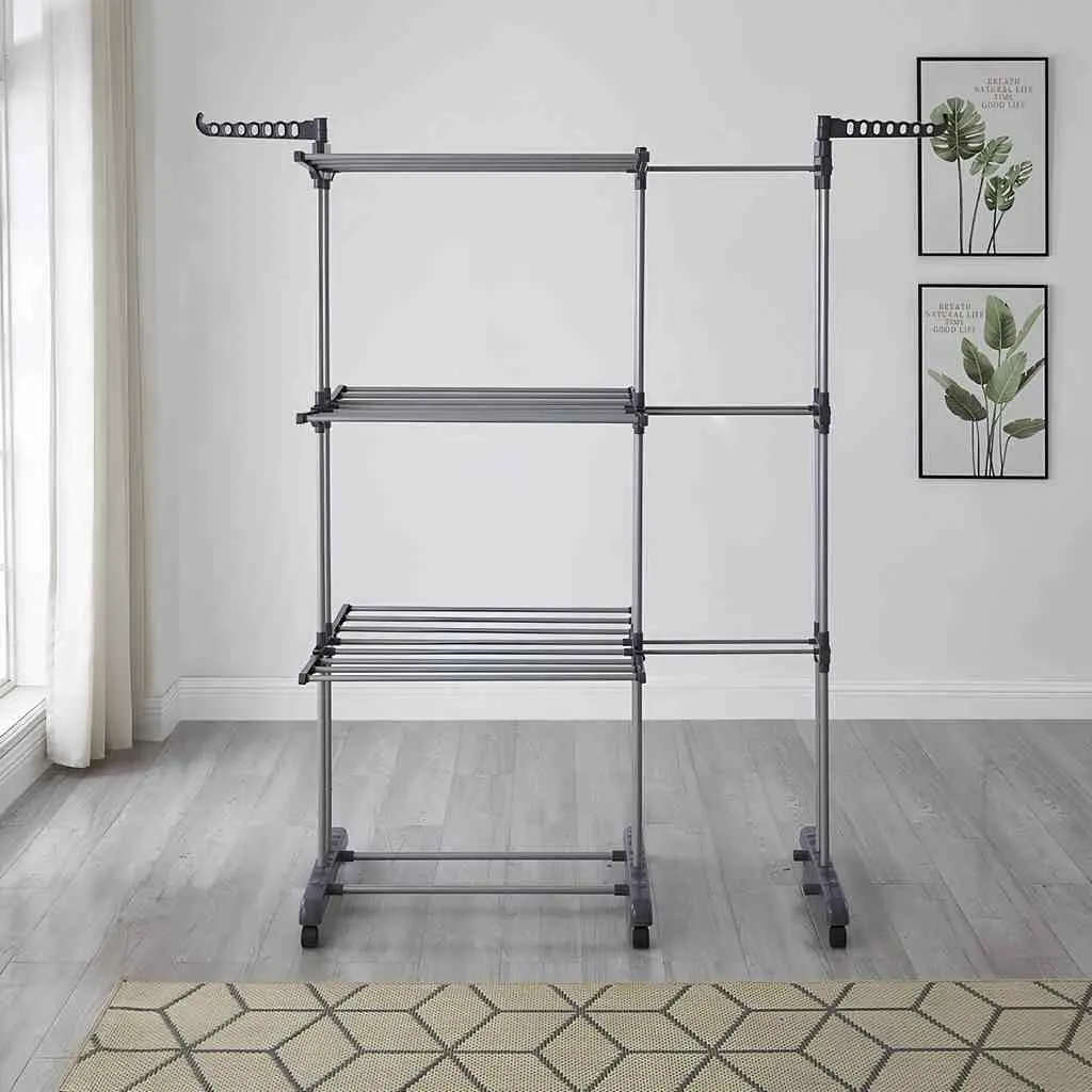 Uscător de rufe 4Life AT92 Towel Rack, gri