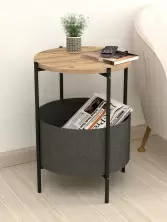 Журнальный столик Fabulous With Bag, сосна/черный