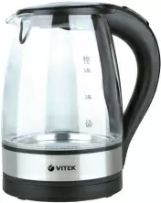 Fierbător de apă Vitek VT-7008, inox/negru