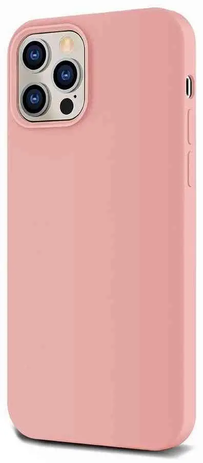 Чехол Helmet Case Liquid Silicone iPhone 12 Pro Max (HMT-CLSIP12PMRS), розовый