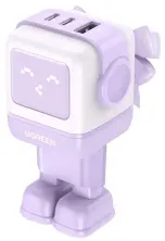 Încărcător Ugreen Robot GaN Tech 65W, violet