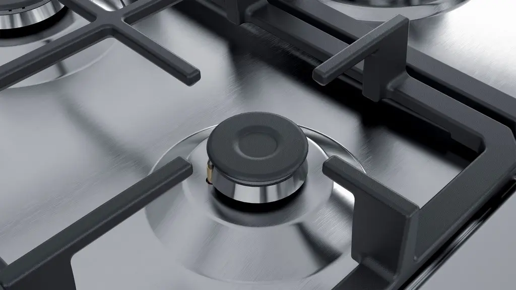 Газовая панель Bosch PGQ7B5B90, нержавеющая сталь