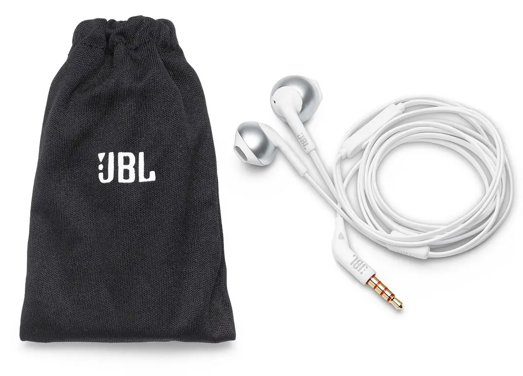 Căşti JBL T205, alb