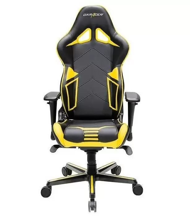 Компьютерное кресло DXRacer GC-R131-NY, черный/желтый