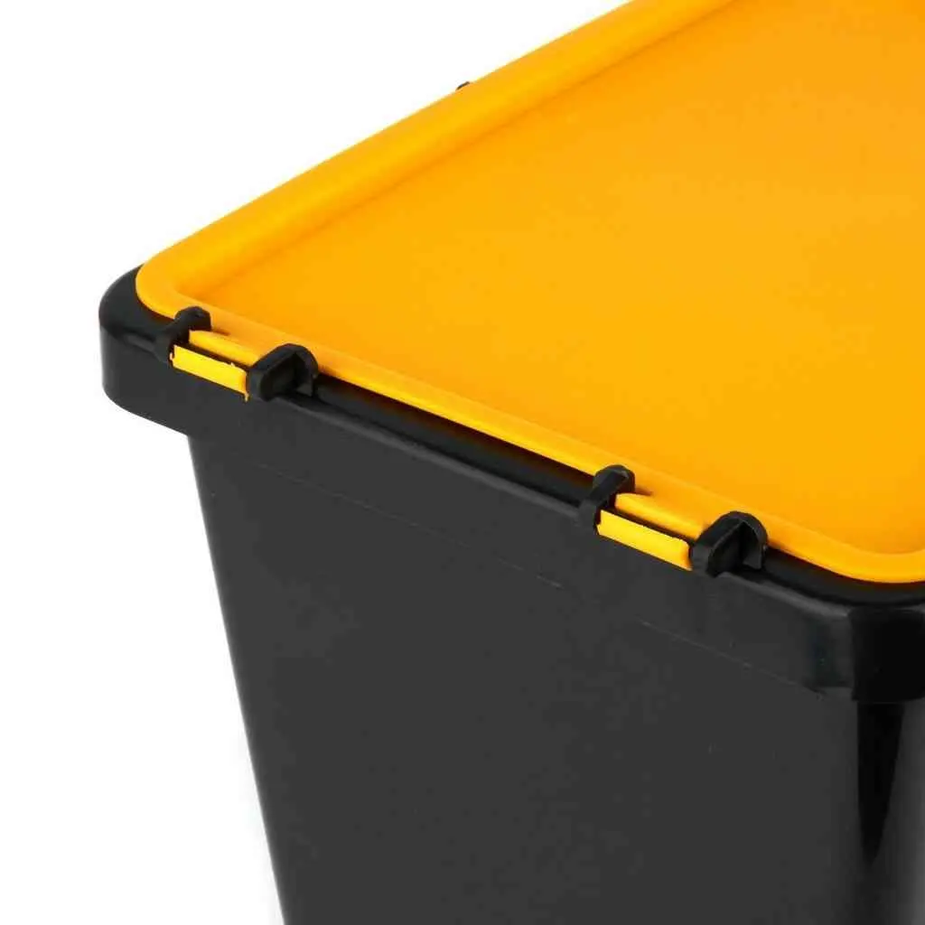 Coș de gunoi PPH Chadex 11L, negru/galben